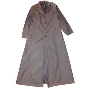 VTG Utex design Sz M Denim Trench